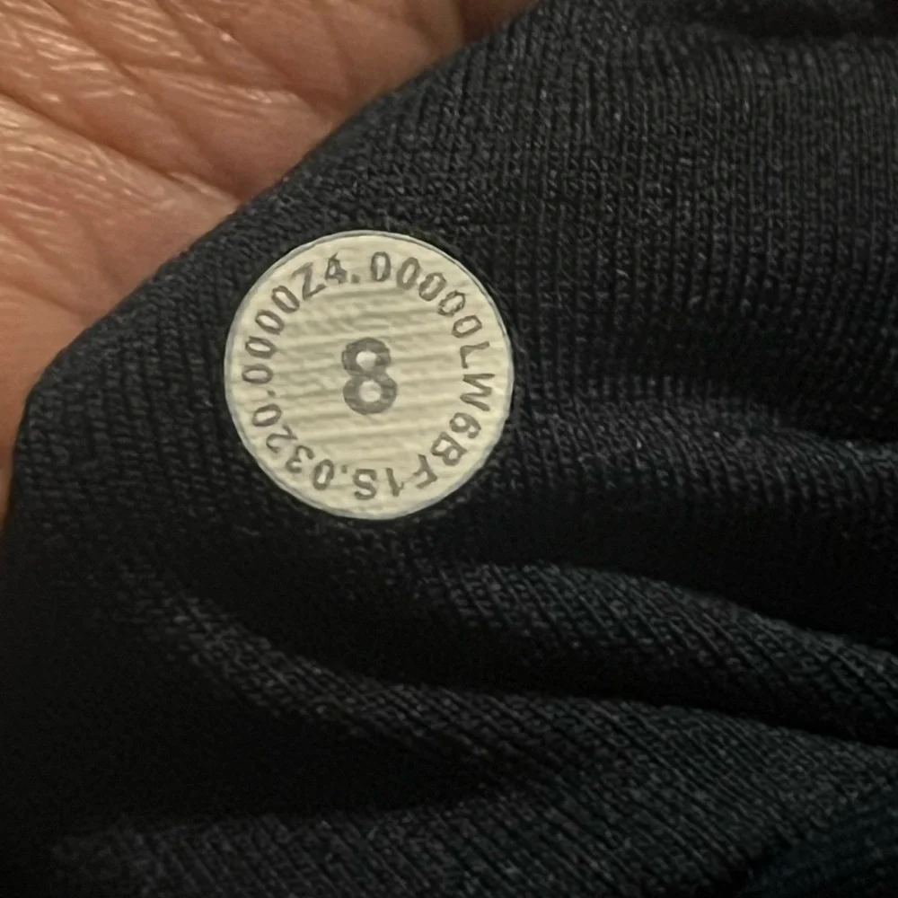 🍋 LIKE NEW Lululemon Wunder Under HR Crop 23" Scallop Luxtreme - True Navy - 8 - Picture 8 of 14